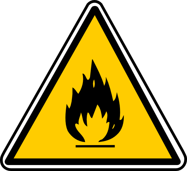 flammable logo, combustible atex