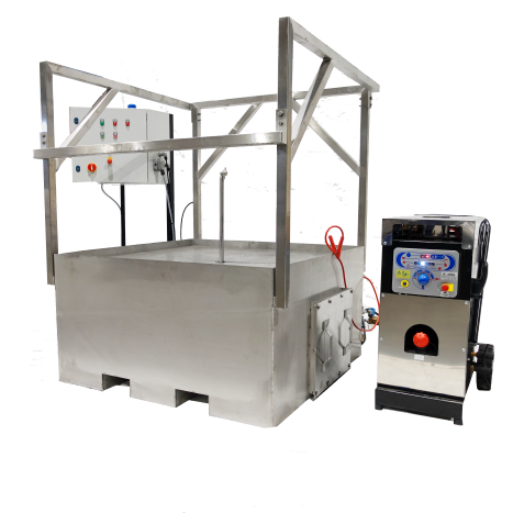 Open-Top IBC Washer | Safe & Efficient IBC Cleaning | Rotajet