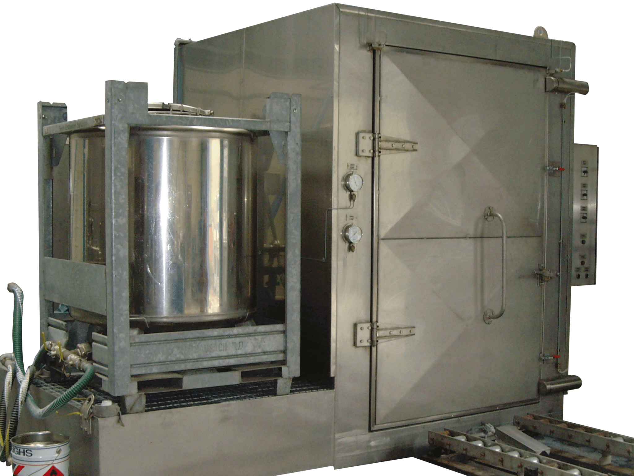 Stainless Steel IBC Washers - Drumwashing